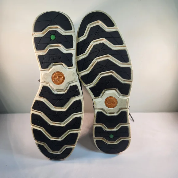 Timberland Men's Black and Cream Leather Boots - Picture 4 of 7